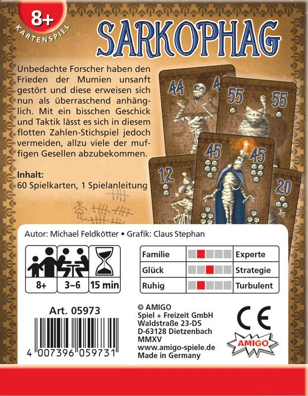 AMIGO Spiel Sarkophag (German Import) 2 AMIGO Spiel Sarkophag (German Import)