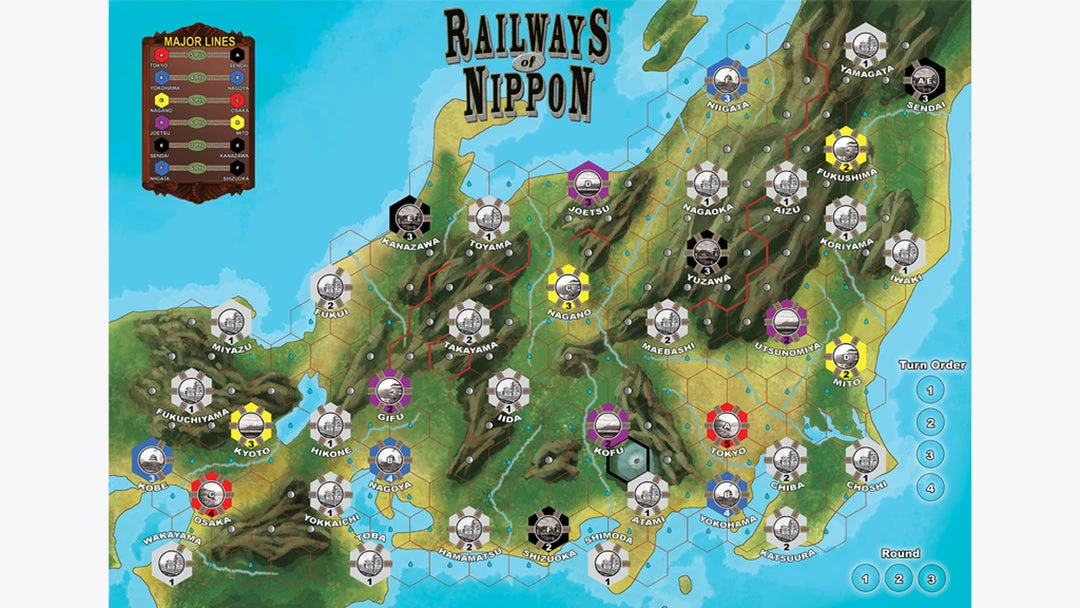 Eagle-Gryphon Games Board Games Railways Of Nippon: Mini Expansion 1 Eagle-Gryphon Games Board Games Railways Of Nippon: Mini Expansion