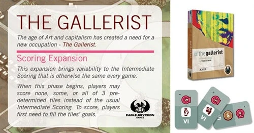 Eagle-Gryphon Games The Gallerist (Complete Bundle) 2 Eagle-Gryphon Games The Gallerist (Complete Bundle)