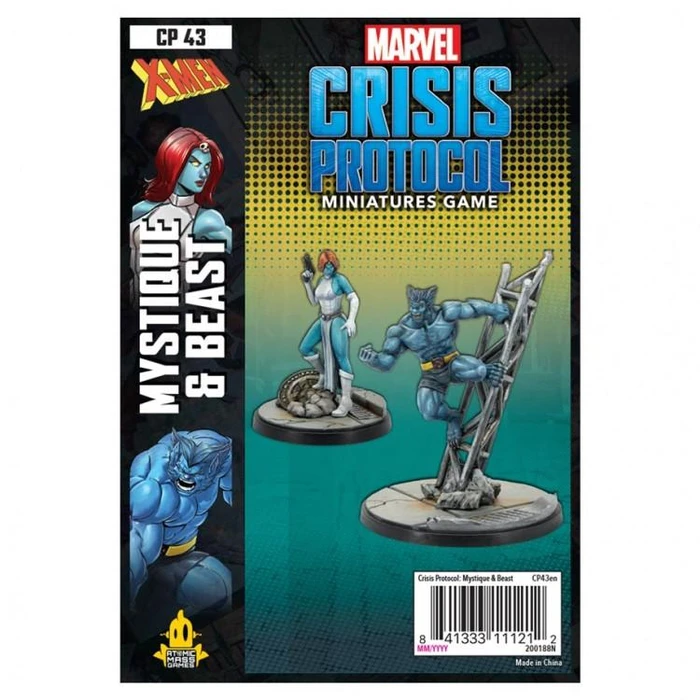 Atomic Mass Games Board Games Marvel: Crisis Protocol – Beast & Mystique 1 Atomic Mass Games Board Games Marvel: Crisis Protocol – Beast & Mystique