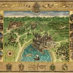 Puzzle - Ravensburger - Harry Potter Hogwarts Map (1500 Pieces)