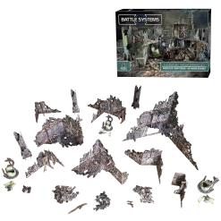 Battle Systems Ltd Battle Systems Scifi Terrain Ruined Catacombs Set (Import)