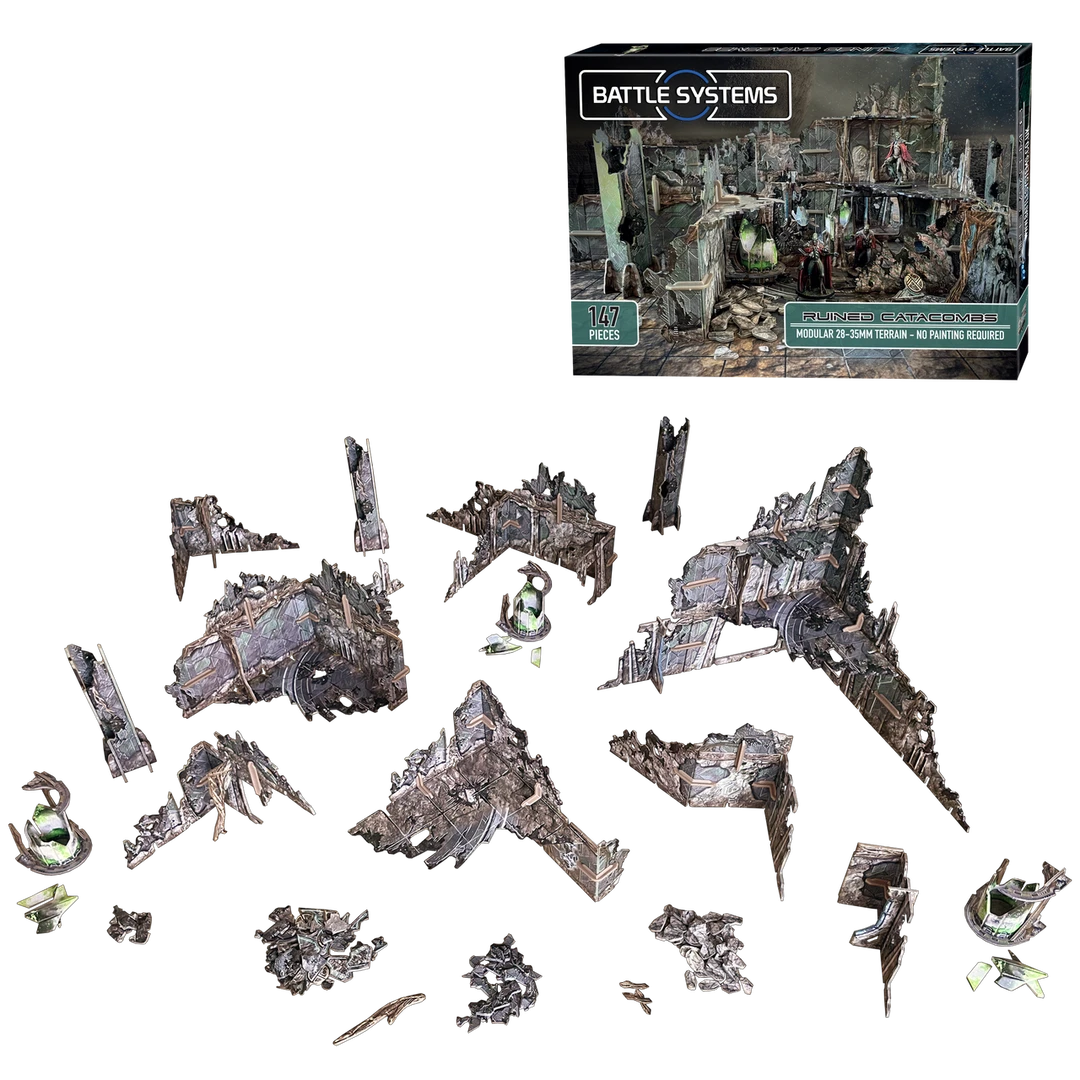 Battle Systems Ltd Battle Systems Scifi Terrain Ruined Catacombs Set (Import) 2 Battle Systems Ltd Battle Systems Scifi Terrain Ruined Catacombs Set (Import)