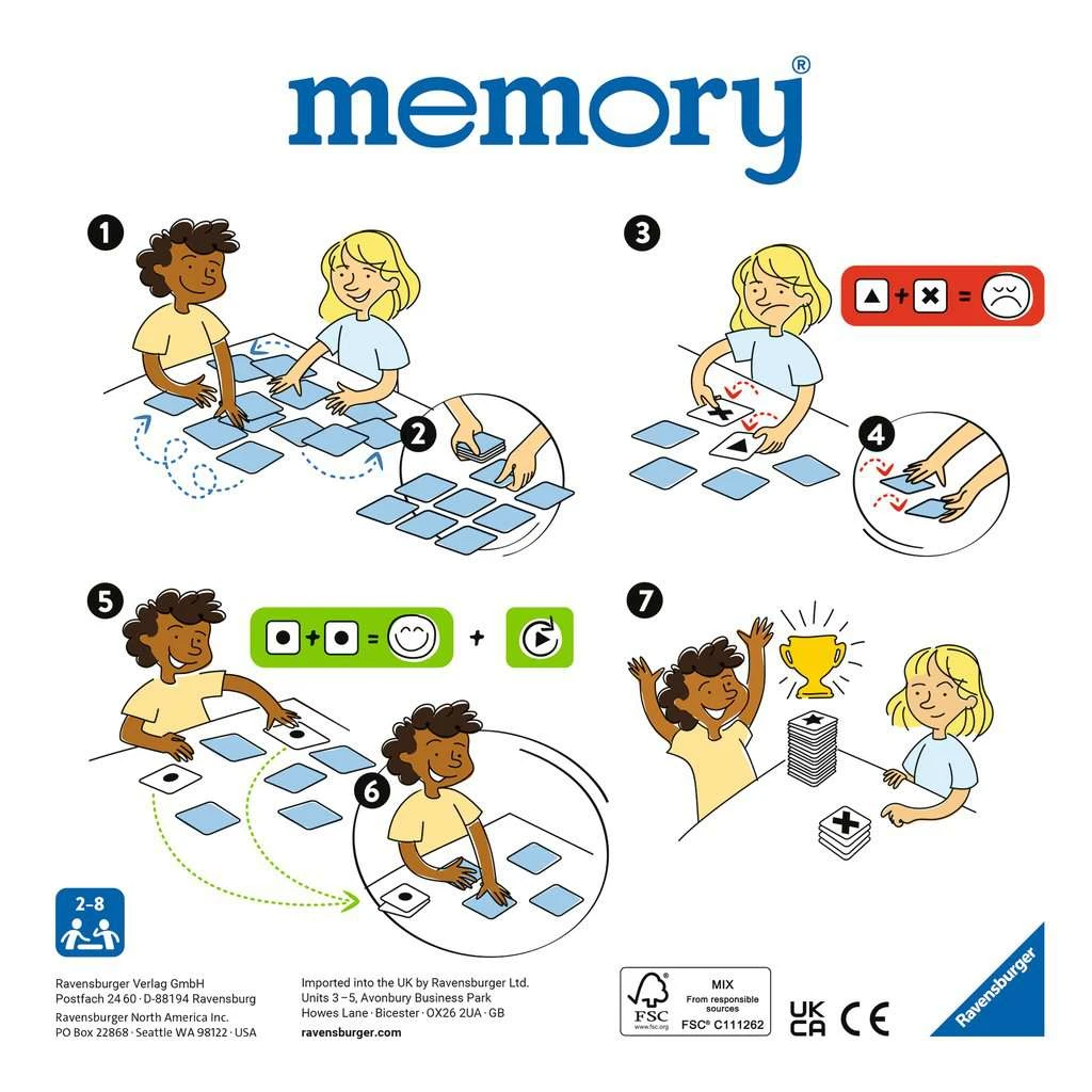 Ravensburger Memory - Animal Babies Large Memory Game (Minor Damage) Best Selling Children Games 2 Ravensburger Memory - Animal Babies Large Memory Game (Minor Damage) Best Selling Children Games