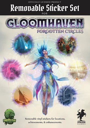 Sinister Fish Games Board Games Gloomhaven Removable Sticker Set (For Forgotten Circles) 1 Sinister Fish Games Board Games Gloomhaven Removable Sticker Set (For Forgotten Circles)