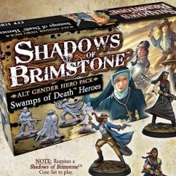 Flying Frog Productions Shadows Of Brimstone: Swamps Of Death - Alt Gender Hero Pack