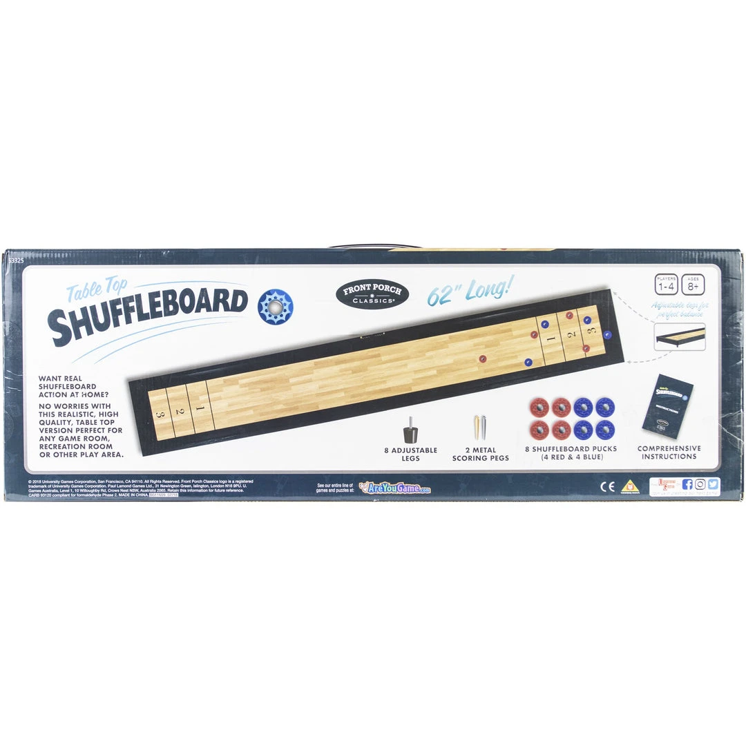 University Games Board Games Table Top Shuffleboard ( 62" X 10" ) 2 University Games Board Games Table Top Shuffleboard ( 62" X 10" )