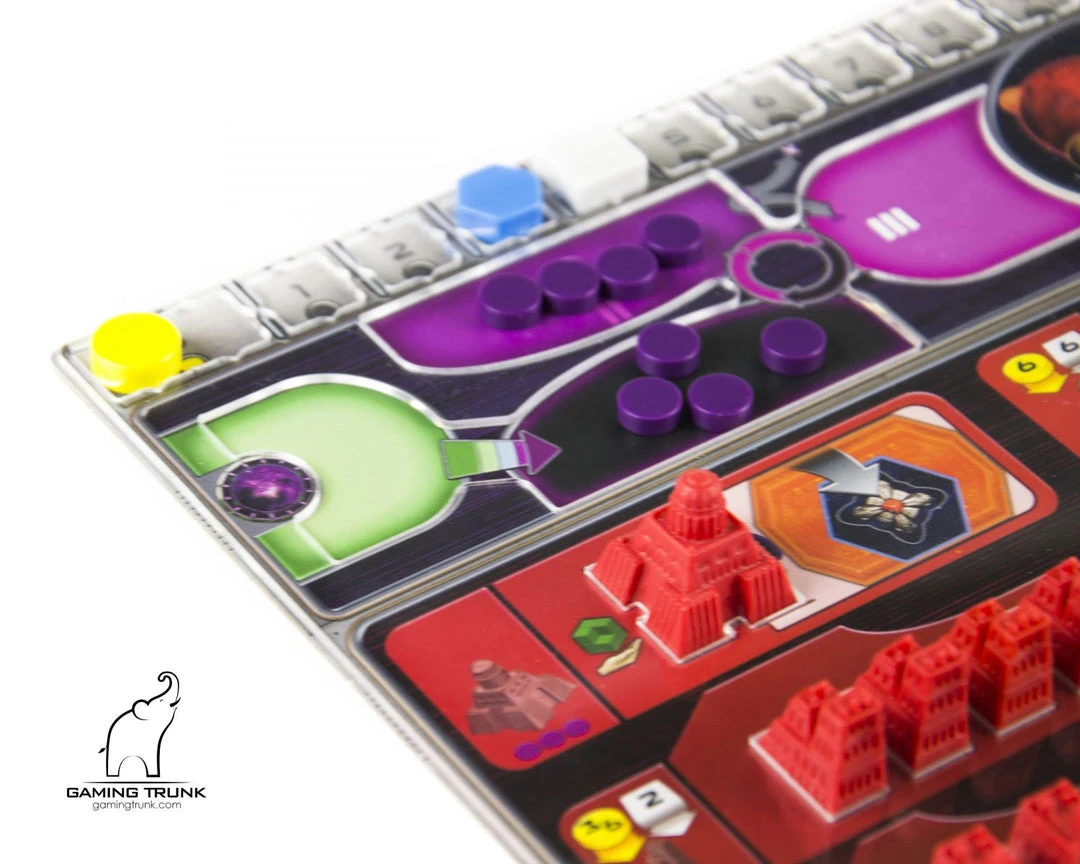 Gaming Trunk - Acrylic Overlays For The Gaia Project Player Board 3 Gaming Trunk - Acrylic Overlays For The Gaia Project Player Board