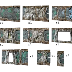 Battle Systems Ltd Battle Systems Scifi Terrain Ruined Catacombs Set (Import) 10 Battle Systems Ltd Battle Systems Scifi Terrain Ruined Catacombs Set (Import)