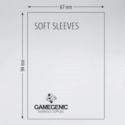 Jun 20-26, 2022 Gamegenic - Soft Sleeves (100ct)