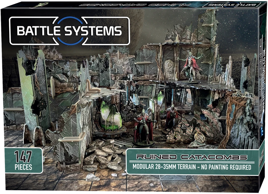 Battle Systems Ltd Battle Systems Scifi Terrain Ruined Catacombs Set (Import) 1 Battle Systems Ltd Battle Systems Scifi Terrain Ruined Catacombs Set (Import)