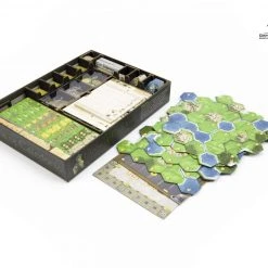 Gaming Trunk - Caledonia Organizer For Clans Of Caledonia™ Revision 2 (Natural Unstained)