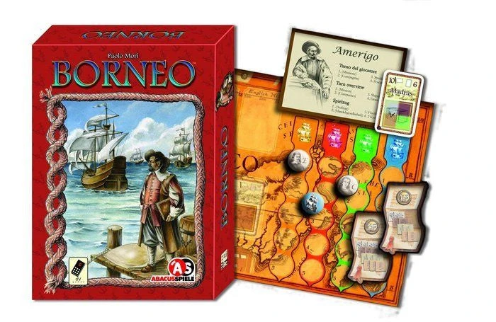 ABACUSSPIELE Borneo (German Import) Board Games 1 ABACUSSPIELE Borneo (German Import) Board Games