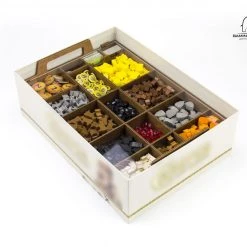 Gaming Trunk - Cave Organizer For Caverna (Walnut)