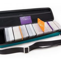 Quiver Time - Portable Game Card Carrying Case (Teal) Board Game Bags