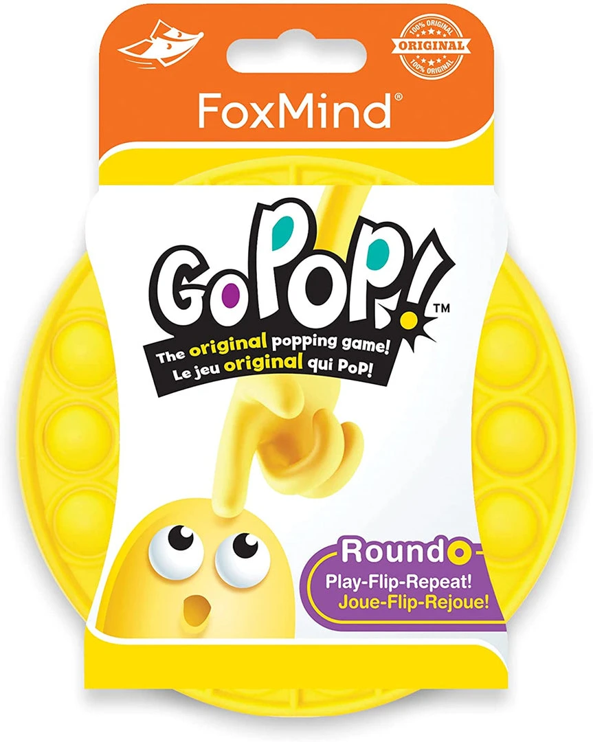FoxMind Best Selling Children Games Go Pop! Roundo Yellow 1 FoxMind Best Selling Children Games Go Pop! Roundo Yellow