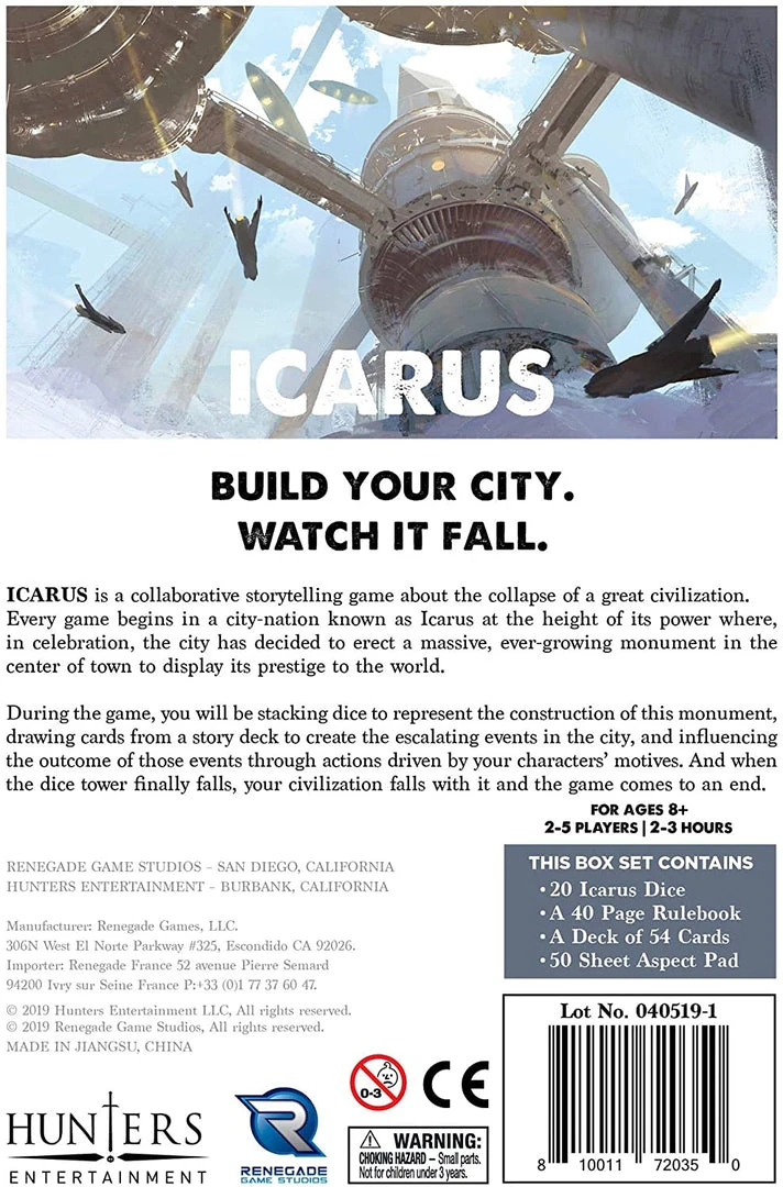 Renegade Games Board Games Icarus (Renegade Game Studios) 2 Renegade Games Board Games Icarus (Renegade Game Studios)