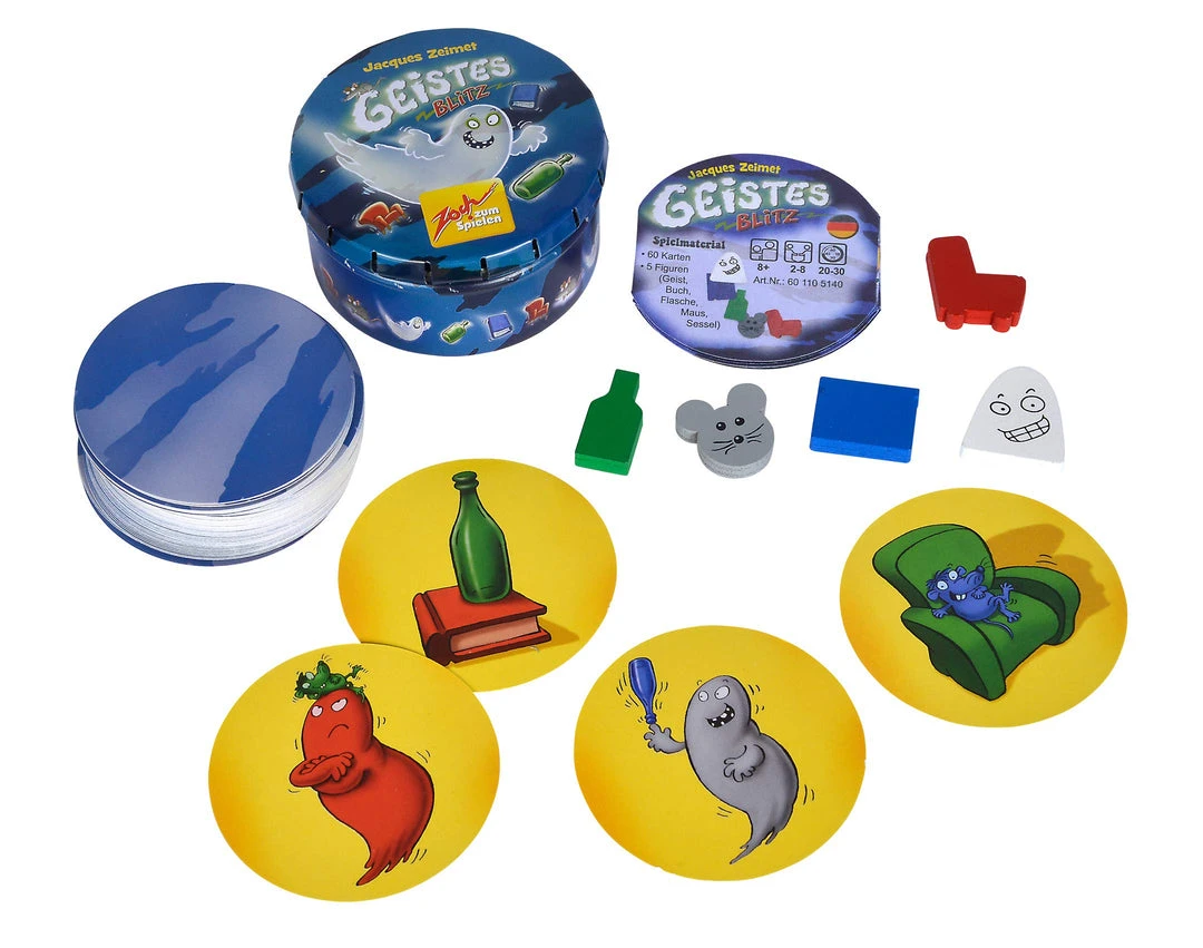 Zoch Verlag Mini Geistesblitz (in Metal Box) (Import) Board Games 3 Zoch Verlag Mini Geistesblitz (in Metal Box) (Import) Board Games