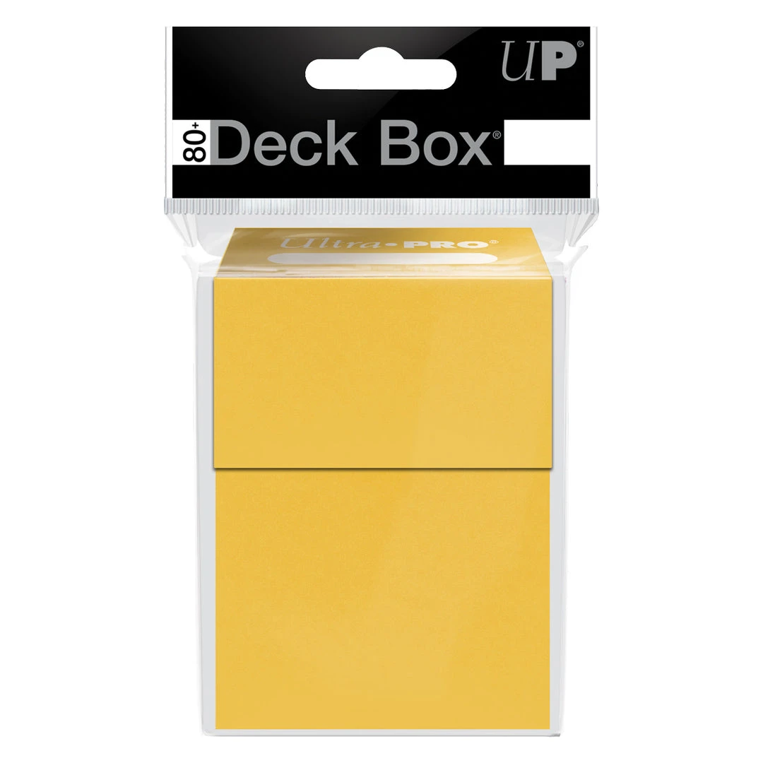 Ultra Pro - PRO 80+ Deck Box: Yellow 2 Ultra Pro - PRO 80+ Deck Box: Yellow