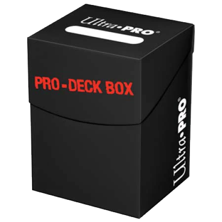 Deck Boxes Ultra Pro - PRO 100+ Black Deck Box 1 Deck Boxes Ultra Pro - PRO 100+ Black Deck Box
