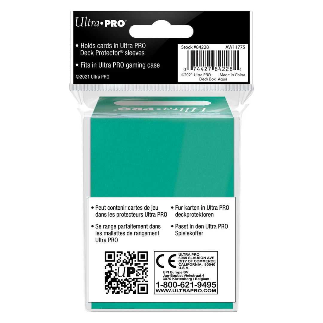 Ultra Pro - PRO 80+ Deck Box: Aqua Deck Boxes 3 Ultra Pro - PRO 80+ Deck Box: Aqua Deck Boxes