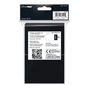 May 30-Jun 5, 2022 Ultra Pro - PRO-Matte 100ct Standard Deck Protector® Sleeves: Black 2 May 30-Jun 5, 2022 Ultra Pro - PRO-Matte 100ct Standard Deck Protector® Sleeves: Black