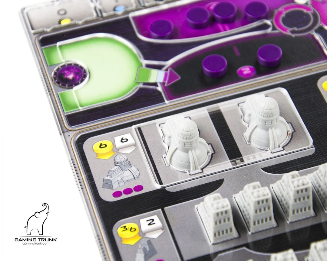 Gaming Trunk - Acrylic Overlays For The Gaia Project Player Board 5 Gaming Trunk - Acrylic Overlays For The Gaia Project Player Board