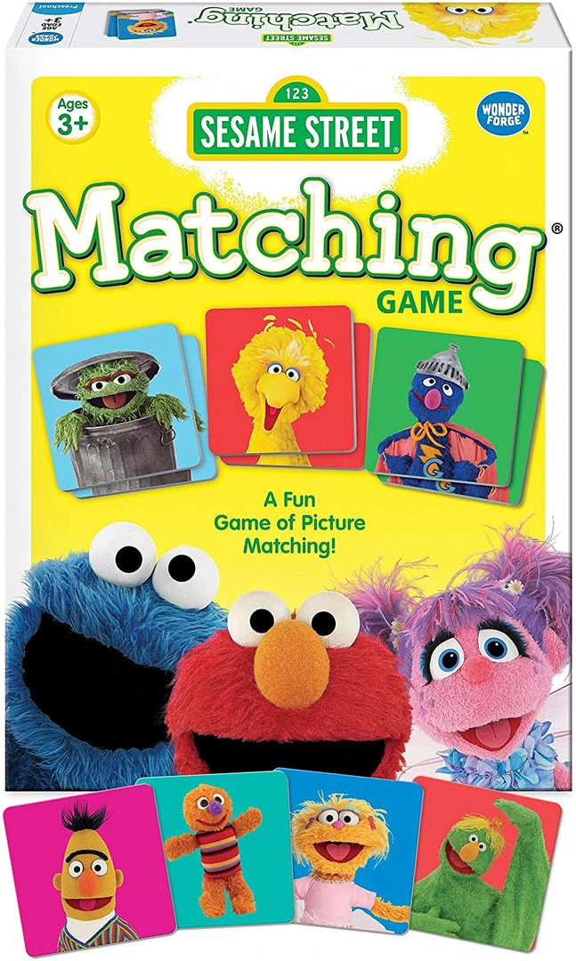 Wonder Forge Board Games Matching Game - Sesame Street 1 Wonder Forge Board Games Matching Game - Sesame Street