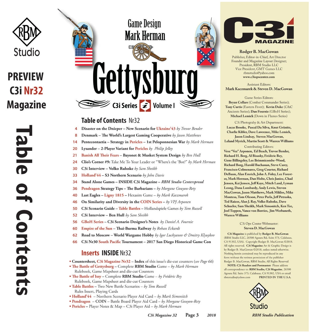 GMT Games C3i Magazine Issue #32 Magazines 2 GMT Games C3i Magazine Issue #32 Magazines