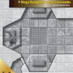 Gaming Paper Adventure Maps: Mega Dungeon 2 – Lost Catacombs Accessories