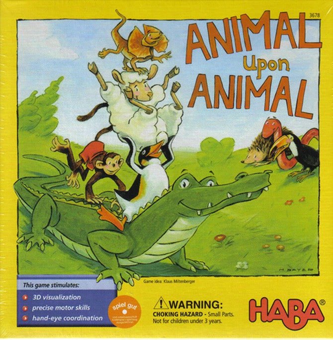 HABA Animal Upon Animal Board Games 1 HABA Animal Upon Animal Board Games