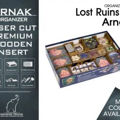 Gaming Trunk - Arnak Organizer For Lost Ruins Of Arnak (Natural Unstained)