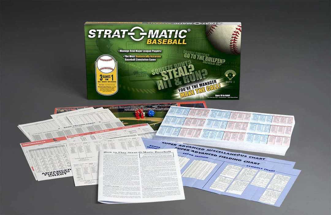 Board Games Strat-O-Matic - Baseball Current Edition Game 1 Board Games Strat-O-Matic - Baseball Current Edition Game