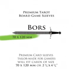 NSKN Games Jun 27-Jul 3, 2022 Paladin Card Protection - Bors (70 × 120 Mm, Tarot)