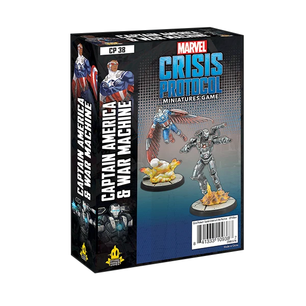 Atomic Mass Games Marvel: Crisis Protocol - Captain America And War Machine Character Pack 1 Atomic Mass Games Marvel: Crisis Protocol - Captain America And War Machine Character Pack