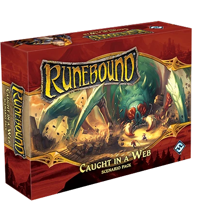 Fantasy Flight Games Runebound (Third Edition) - Caught In A Web (Scenario Pack) Board Games 1 Fantasy Flight Games Runebound (Third Edition) - Caught In A Web (Scenario Pack) Board Games