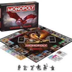 USAopoly Monopoly: Dungeons & Dragons Board Games