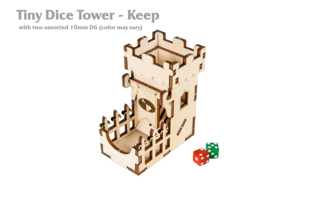 The Broken Token Broken Token - Tiny Dice Tower - The Keep (Tower And Two 10mm D6) 5 The Broken Token Broken Token - Tiny Dice Tower - The Keep (Tower And Two 10mm D6)