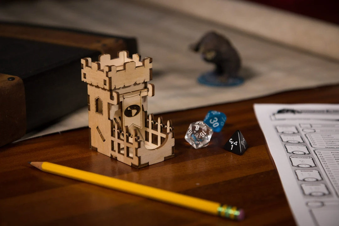 The Broken Token Broken Token - Tiny Dice Tower - The Keep (Tower And Two 10mm D6) 7 The Broken Token Broken Token - Tiny Dice Tower - The Keep (Tower And Two 10mm D6)