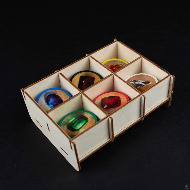Import Games Laserox - Gemstone Organizer (Compatible With Splendor) 3 Import Games Laserox - Gemstone Organizer (Compatible With Splendor)