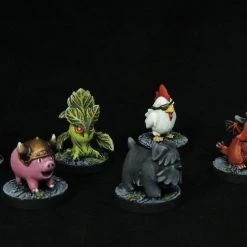 Four Realms Of Chaos Pre-Painted - Super Dungeon Explore: Forgotten King (Deluxe Quality)