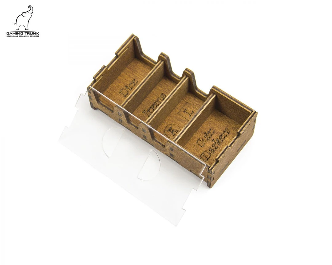 Gaming Trunk - Root Woodland Organizer For Root (Walnut) 4 Gaming Trunk - Root Woodland Organizer For Root (Walnut)