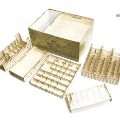 Gaming Trunk - Gloom Tavern Organizer For Gloomhaven With Forgotten Circles (Natural Unstained)