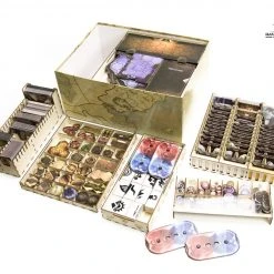 Gaming Trunk - Gloom Tavern Organizer For Gloomhaven With Forgotten Circles (Natural Unstained)