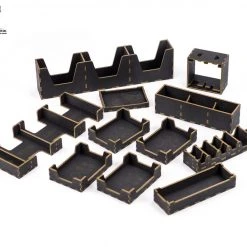 Gaming Trunk - Clang Organizer For Clank! (v2) (Black) 12 Gaming Trunk - Clang Organizer For Clank! (v2) (Black)