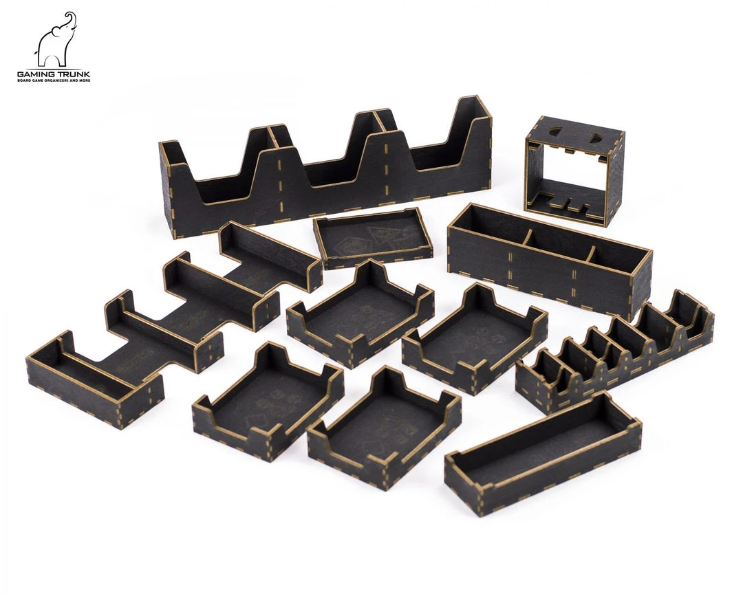 Gaming Trunk - Clang Organizer For Clank! (v2) (Black) 3 Gaming Trunk - Clang Organizer For Clank! (v2) (Black)