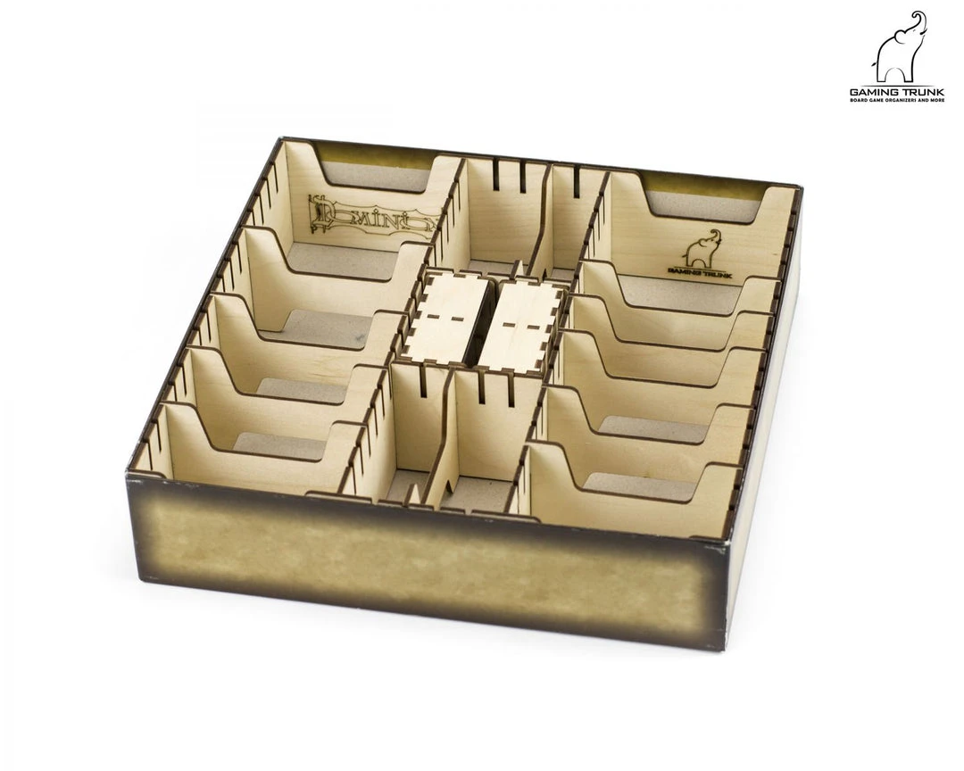Gaming Trunk - Powerful Organizer For Dominion (Walnut. For Unsleeved Cards) 4 Gaming Trunk - Powerful Organizer For Dominion (Walnut. For Unsleeved Cards)