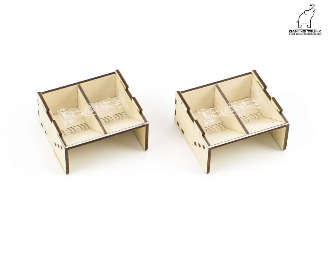 Gaming Trunk - Powerful Organizer For Dominion (Walnut. For Unsleeved Cards) 5 Gaming Trunk - Powerful Organizer For Dominion (Walnut. For Unsleeved Cards)