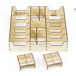 Gaming Trunk - Powerful Organizer For Dominion (Walnut. For Unsleeved Cards) 20 Gaming Trunk - Powerful Organizer For Dominion (Walnut. For Unsleeved Cards)
