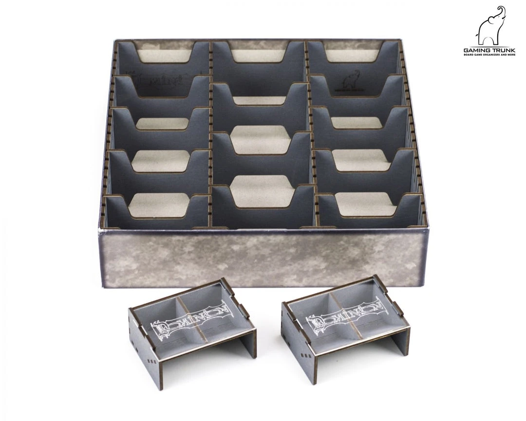 Gaming Trunk - Powerful Organizer For Dominion (Walnut. For Unsleeved Cards) 15 Gaming Trunk - Powerful Organizer For Dominion (Walnut. For Unsleeved Cards)